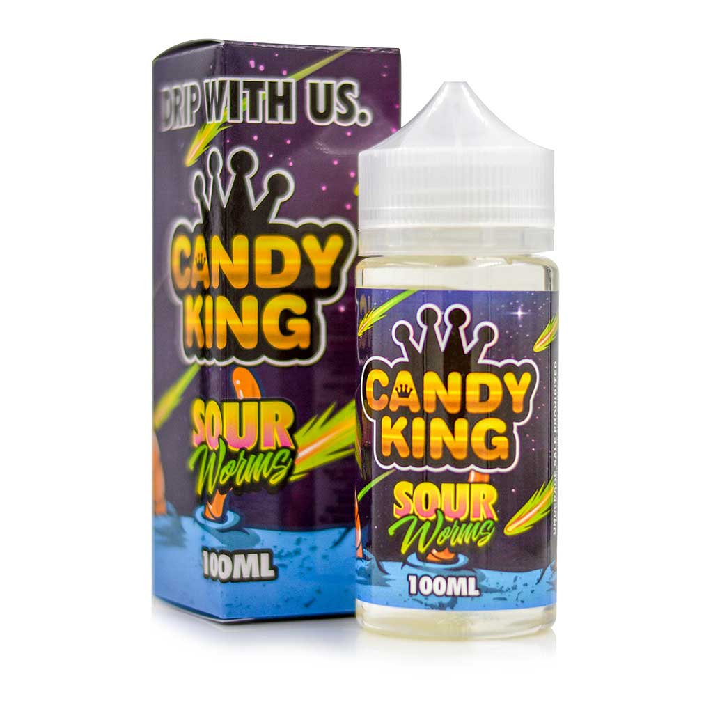 Candy King Sour Worm E-Liquid 100ml