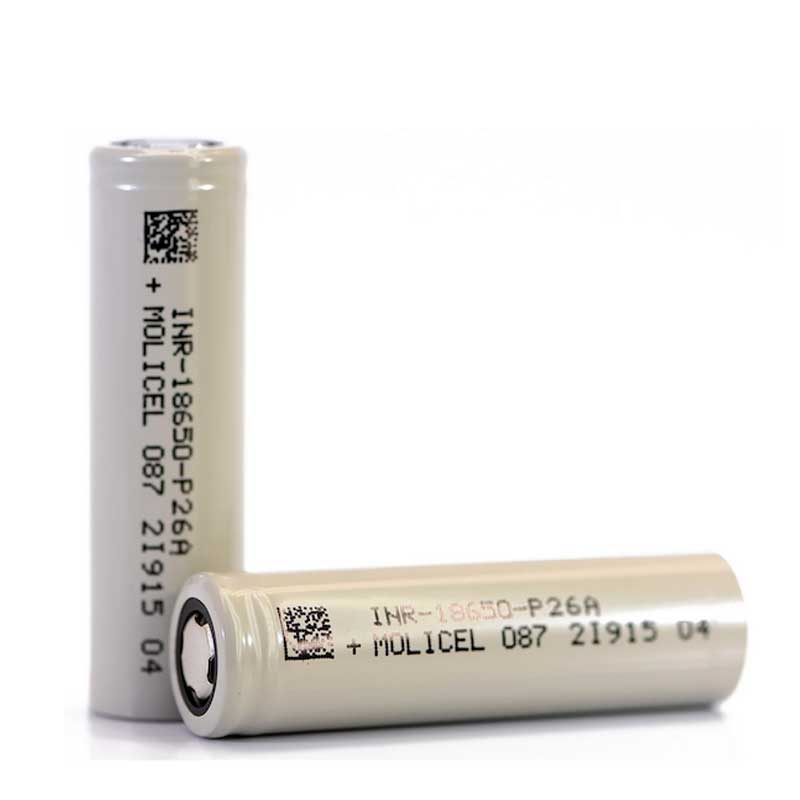 Molicel P26A 2600mAh 18650 Battery