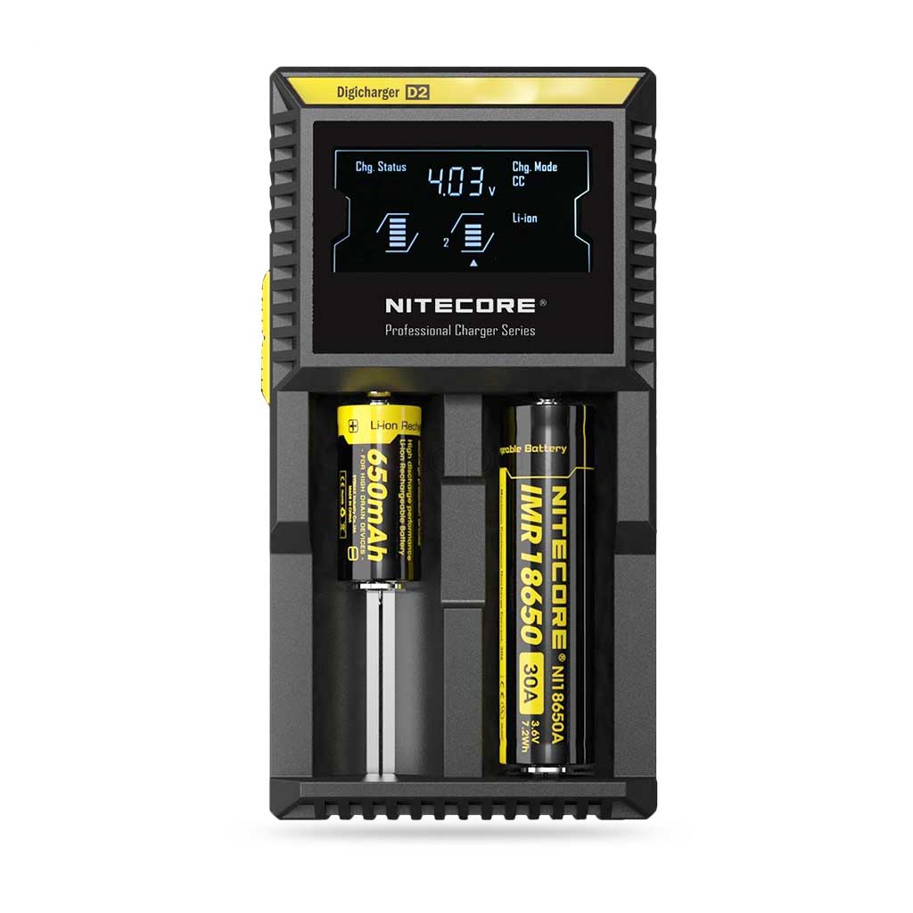 Nitecore Intelligent charger D2 LCD 2-Slot Charger