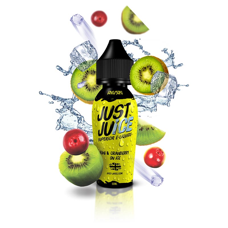 Just Juice - Kiwi & Cranberry ICE e-liquid